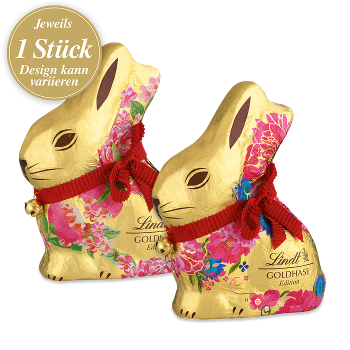 Lindt Goldhase Blumen Edition 100g